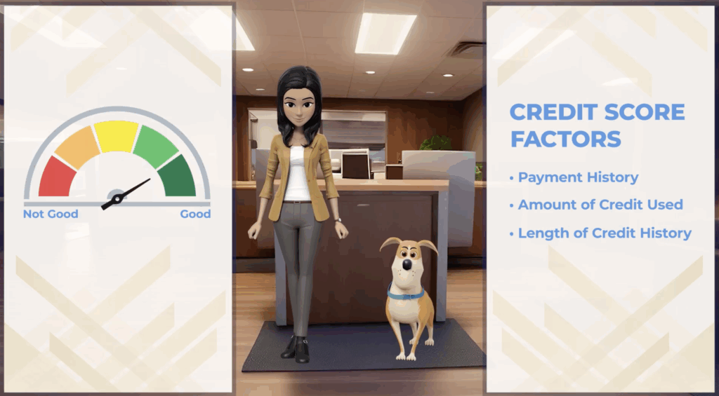 Ava Answers explains what factors go into a credit score and how they impact it.